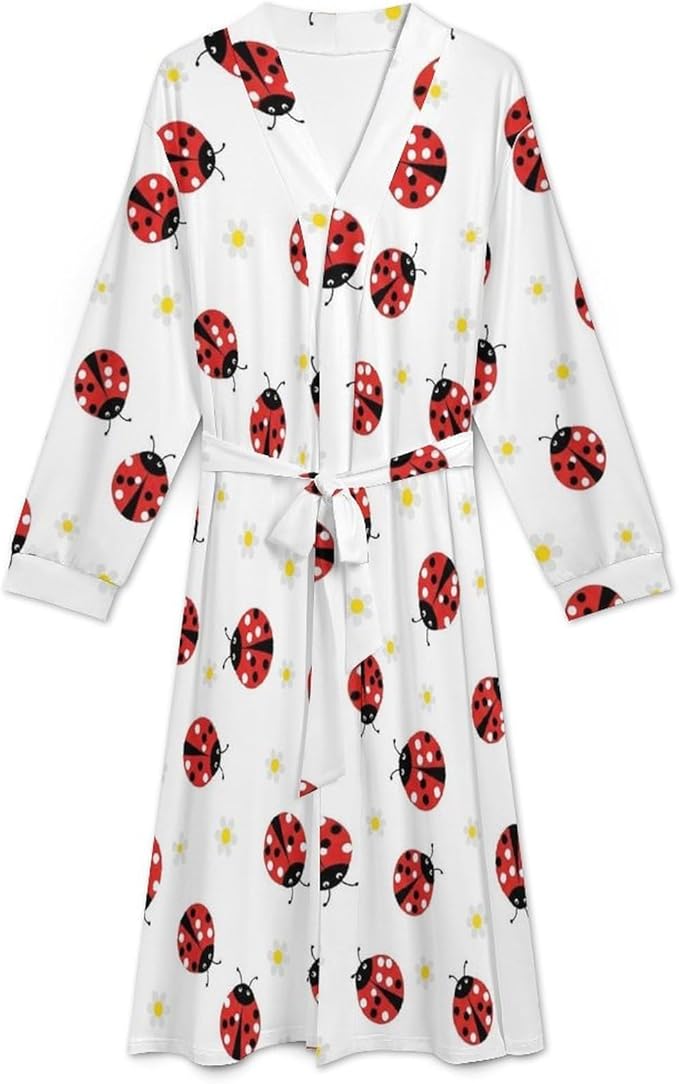 Soft Robes for Women Lightweight Kimono Bathrobe Full-Length Loungewear