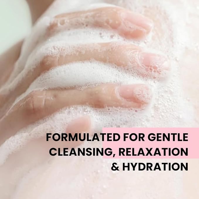 Bubble Bath for Women, Rose Scented Bubble Bath Gifts Set, Foaming Bath Mother's Day Gifts for Mom, 51.2 fl oz (Pack of 4)