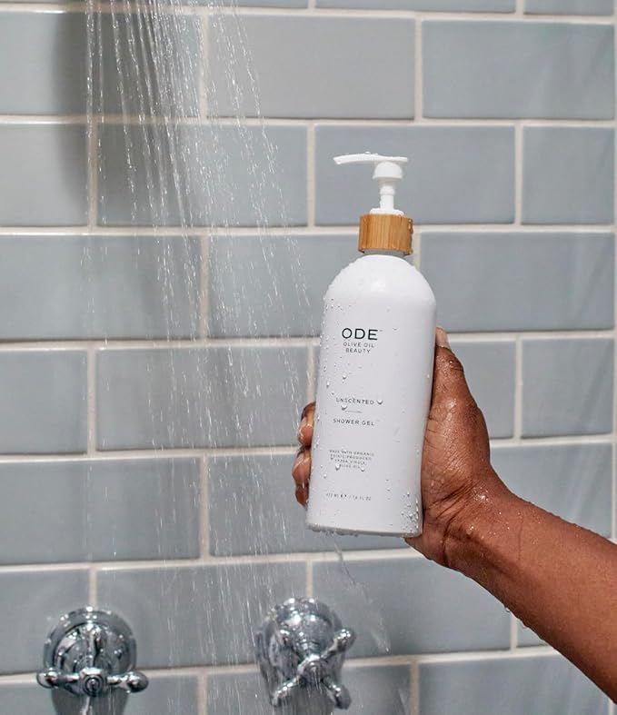 McEvoy Ranch Lavender Shower Gel & Bubble Bath (2-pack) by ODE Olive Oil Beauty, Foaming Wash, Organic Extra Virgin Olive Oil Hydrate While You Cleanse, California Made