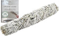 Soul Sticks 1 Pack 9 Inch White Sage Smudge Sticks with Starter Guide - Floral Home Sage for Cleansing House and Smudging Negative Energy