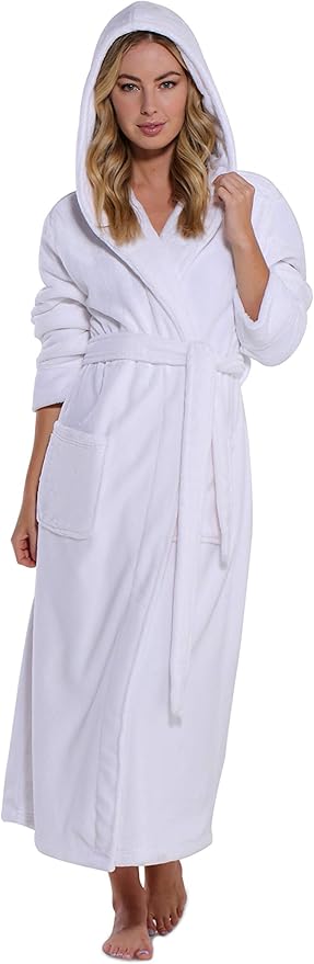 Turquaz Oversize Plush Robes For Women, Soft Warm Fleece Bathrobe for Women