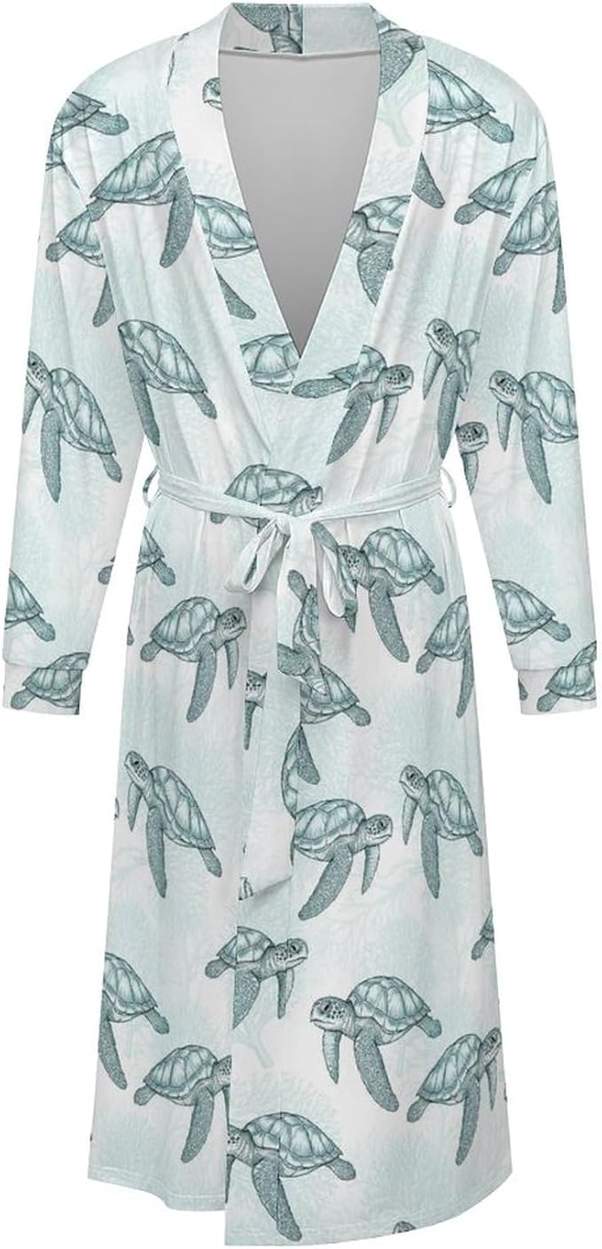 Soft Robes for Women Lightweight Kimono Bathrobe Full-Length Loungewear