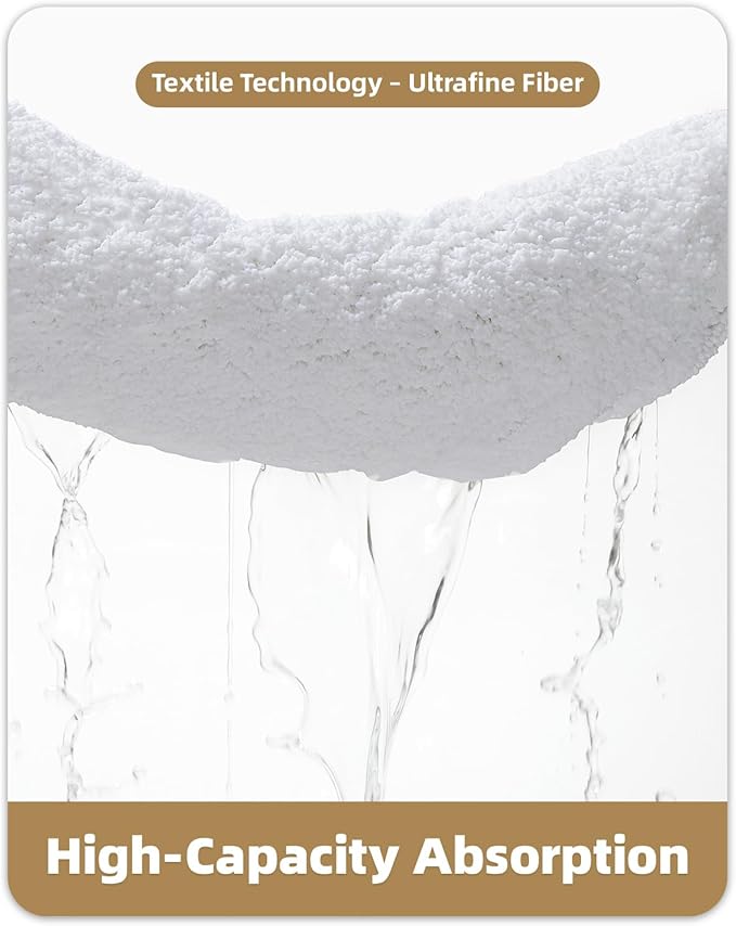 Color&Geometry White Bathroom Rugs, 20"x29" Bath Mats for Bathroom, Absorbent, Non Slip, Soft, Washable, Quick Dry, Microfiber Bath Rug Shower Mat