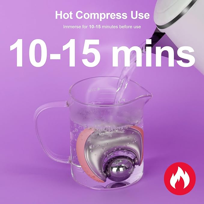 Facial Roller, Ice Globes for Face and Eyes 360° Rotating