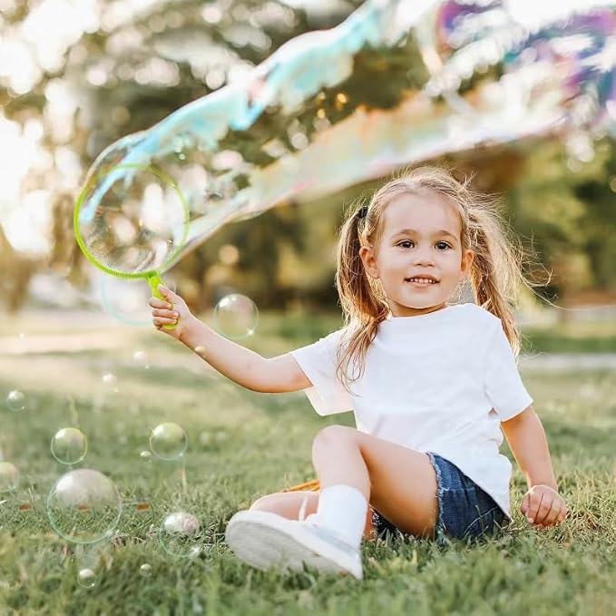 Bubble Wands kit Party Favors for Kids Bulk Toys Party Supplies Christmas Birthday Wedding Bath Time Gifts for Boys Girls (Various)