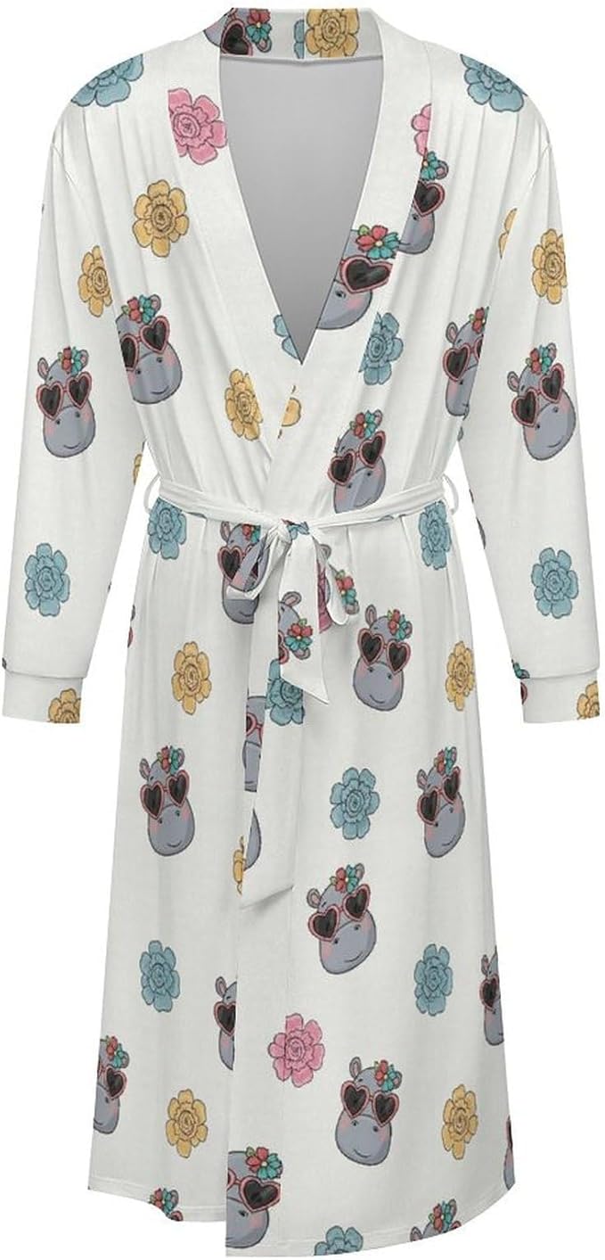 Soft Robes for Women Lightweight Kimono Bathrobe Full-Length Loungewear