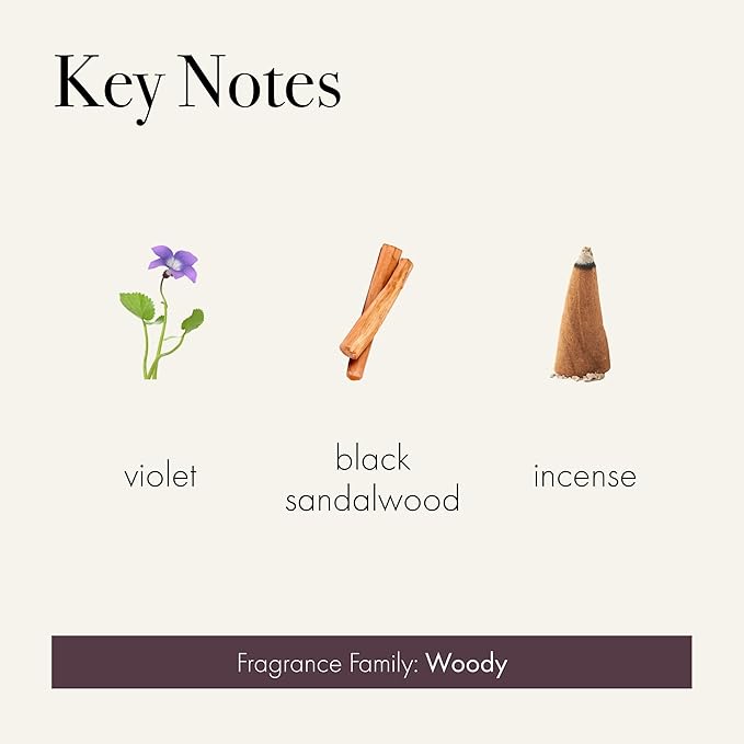 LAFCO New York Classic Fall Candle, Saffron Sandalwood - 6.5 oz - 50-Hour Burn Time - Reusable, Hand Blown Glass Vessel - Made in The USA