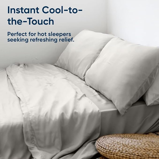 Vesta Washable Silk Lightweight Comforter, Cooling Blanket for Hot Sleepers, 100% Long Staple Mulberry Silk, Moisture & Thermal Control for Summer Use (Ivory Slate, Full/Queen 90'' X 90'')
