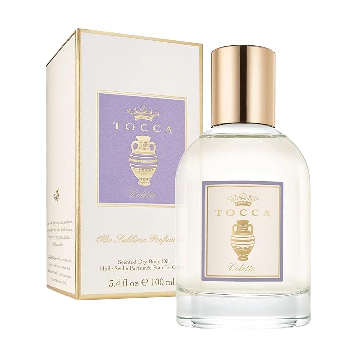 Tocca Colette Scented Dry Body Oil, 3.4 Fl Oz - Olio Sublime Profumato Body Fragrance, Warm Floral, Bergamot, Sandalwood, Pink Peppercorn