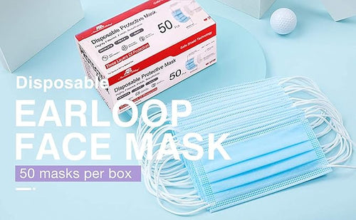 2000PCS Bulk Wholesale Face Masks for Business and Home Use-Disposable Face Mask-Blue 3 Ply Face Mask Cup Dust Masks PPE Filter Protection Face Masks