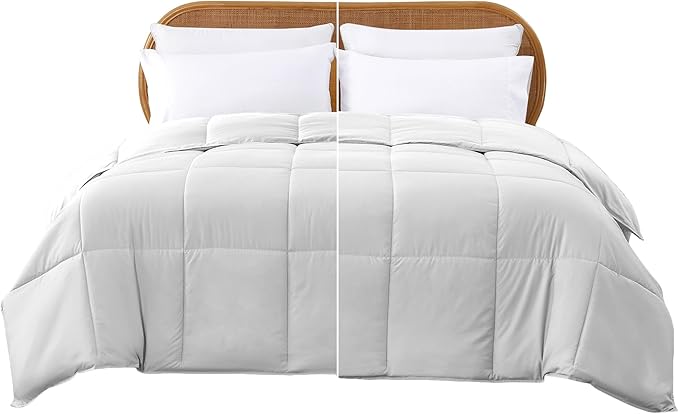 Modern Threads Down Alternative Reversible Comforter White/White Twin
