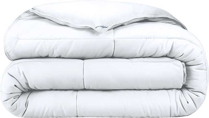 Bare Home Duvet Insert Comforter - King/California King - Goose Down Alternative - Ultra-Soft - Premium 1800 Series - All Season Warmth - Bedding Comforter (King/Cal King, White)