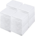 Shimeyao Bleach Proof Towels Microfiber Absorbent Resistant Hair Hand Towels Bulk Quick Dry for Barber Gym Bath Spa Shaving(40 Pack,White,Cute)