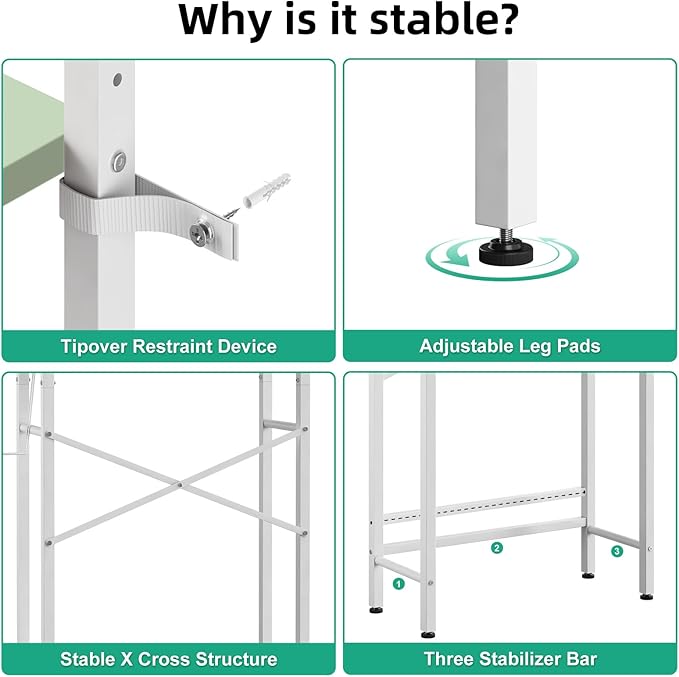 Over-The-Toilet Storage Rack, 4-Tier Bathroom Organizer Shelf Over Toilet with Adjustable Shelf and Basket, Freestanding Space Saver Bathroom Shelves Above Toilet for Room (Avocado Green)