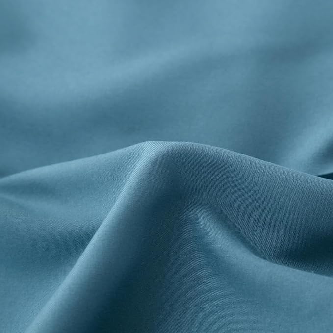 Bed Skirt Full Size Ruffled Bed Skirts with Split Corners, 18 Inch Drop Dust Ruffle Bed Skirt with Platform, Teal Blue, Full - 18" Drop