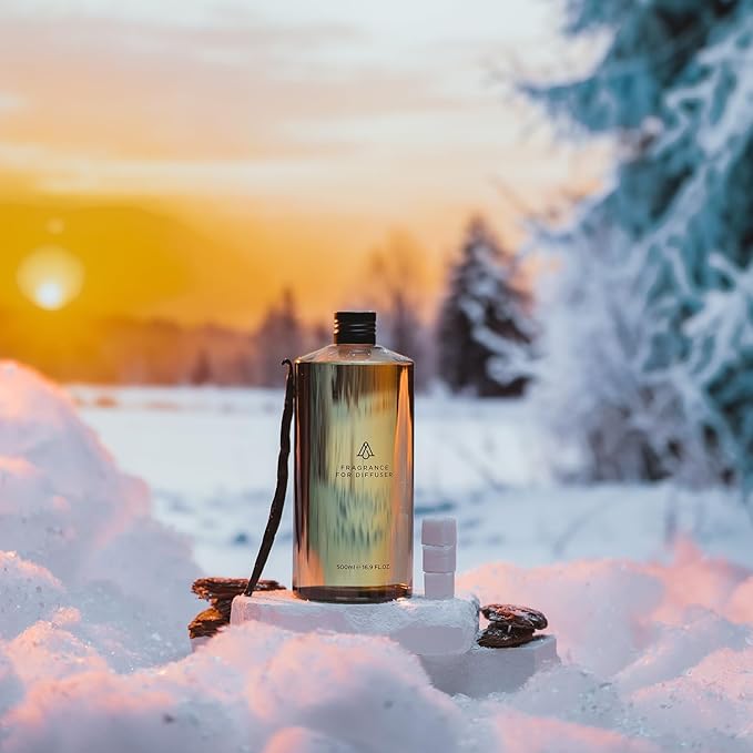 AromaPlan Fragrance Oil Vanilla Crème 5 Fl Oz (148ml) Winter Collection | Luxury Hotel Scent Diffuser Oil | Hotel, Home & Spa | Non-Toxic, Made in USA - Bigger Bottle, Bolder Aroma & Longer Lasting