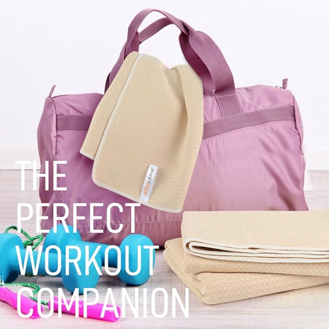 SUNLAND Microfiber Sports Workout Towels Fast Drying Fitness Sweat Towels for Men & Women Lightweight Multi-Purpose Gym Exercise Towel