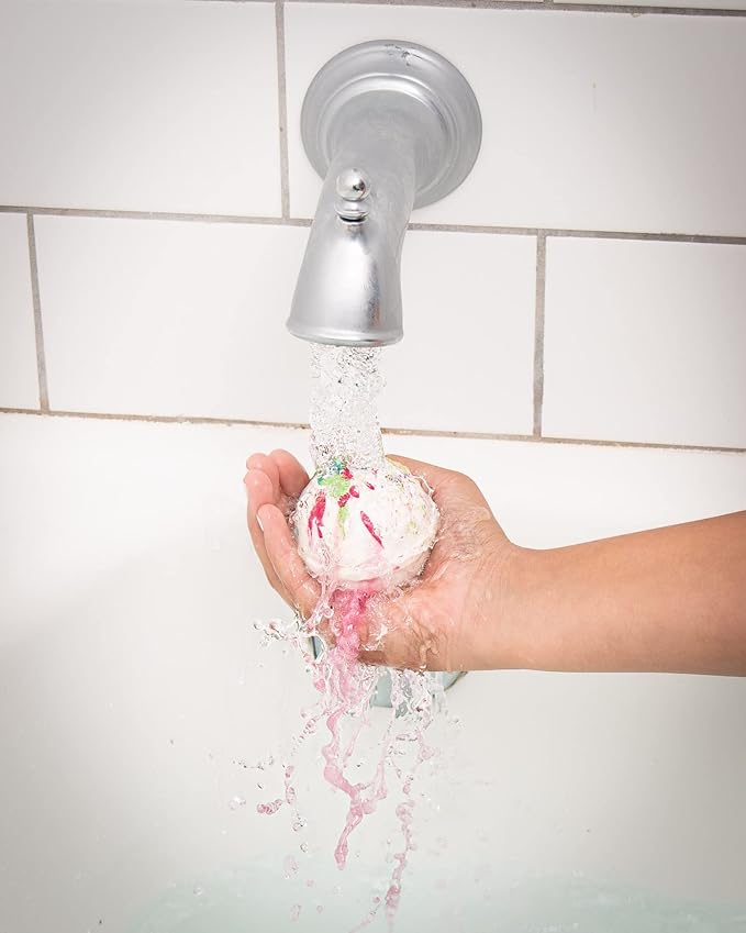 November Birthstone Topaz 3 Piece Gift Set All Natural Bar Soap, Bath Bomb, Shower Steamer Made in USA Palm Oil Free