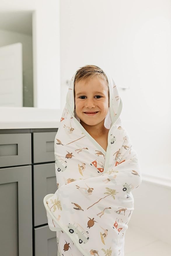 Copper Pearl Premium Knit Hooded Bath Towel Maui