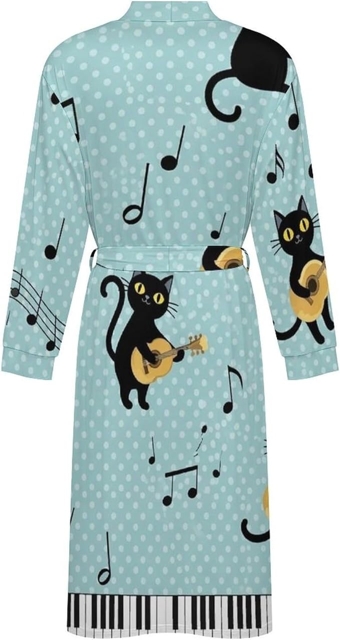 Soft Robes for Women Lightweight Kimono Bathrobe Full-Length Loungewear
