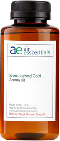 Sandalwood Gold Aroma Oil, Essential Oils Blend for Diffusers & Scent Machines, Sweet Afternoon Tea & Rose, Aromatherapy, Cold Air Diffuser Compatible, 300 mL
