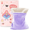 Heating Pad Microwavable, Hot Pad Microwave, Pain Relief Hot Pack, Baby Colic, Upset Stomach Relief, Hot Therapy for muscle pain, neck, shoulders, arthritis, cervical spondylosis, lumbar muscle purple