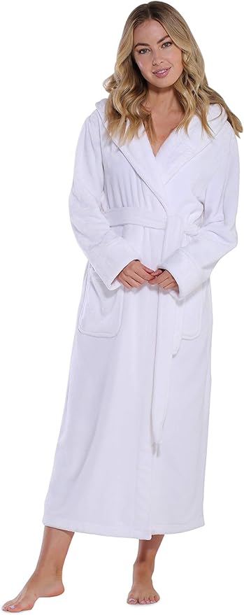 Turquaz Oversize Plush Robes For Women, Soft Warm Fleece Bathrobe for Women