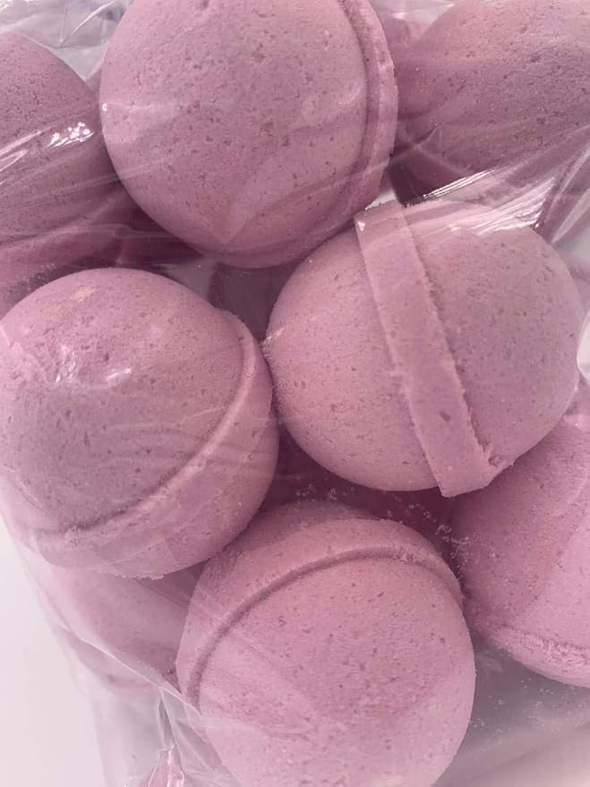 Spa Pure Strawberry Shortcake Bath Bombs: USA Made with Shea Butter, Ultra Moisturizing, Great for Dry Skin, All Skin Types (14 Count) Pack of 1