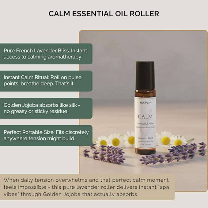 Lavender Relaxation Gifts for Women | Home Spa Kit with 5 Self Care Products for Deep Relaxation with Aromatherapy Candle, Bath Bomb, Soak, Body Butter & Roller. Lavender Gifts for Women Self Care.