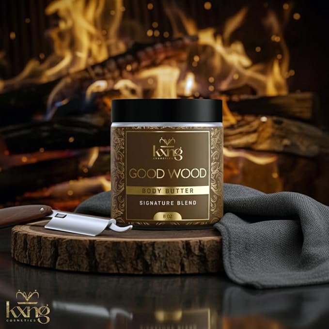 KXNG Shea Butter Moisturizer, Rich Whipped Body Cream for Men, Deeply Nourishing Body Butter for Smooth, Hydrated Skin, Cruelty-Free