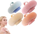 Super Soft Sunflower Suction Cup Bath Ball, 2025 New Exfoliating Bath Bath Sponge Cleaning Brush with Finger Rings for Women and Men (Set, 4 pcs)