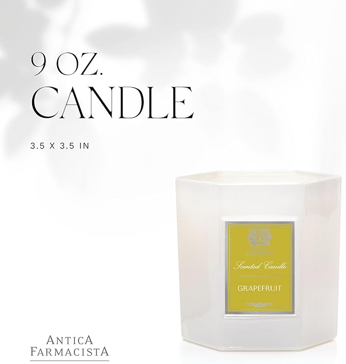 Antica Farmacista Luxury Scent Candle - Decorative Home Candle - Long-Lasting & Premium Scented - Luxury Gift - Grapefruit, 9 oz