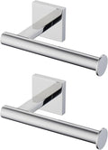 KOKOSIRI Toilet Paper Holder for Bathroom Toilet Roll Holder Hold Mega Rolls Wall Mounted, Polished Chrome Stainless Steel 2 Pack, B2008CH-P2