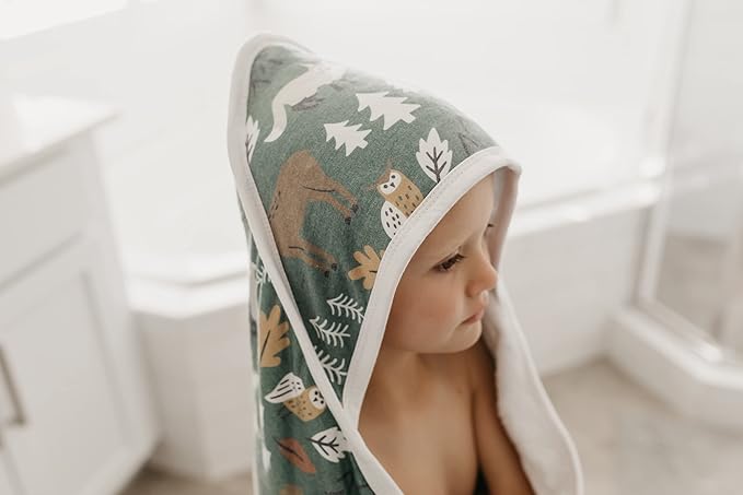 Copper Pearl Hooded Bath Towels Premium Knit/Terry Cloth Baby Towels with Hood, Pockets, and Cool Designs - Great to Gift and Make Bath Time Fun - Baby Bath Towel, Atwood