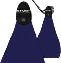 STICKIT Magnetic Golf Towel, Navy, Premium 29" Microfiber with Deep Waffle Pockets, Industrial Strength Magnet for Secure Hold to Golf Carts & Clubs, Ultra-Absorbent, Fast-Drying, Easy-Clean Design
