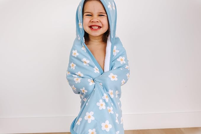 Copper Pearl Hooded Bath Towels Premium Knit/Terry Cloth Baby Towels with Hood, Pockets, and Cool Designs - Great to Gift and Make Bath Time Fun - Baby Bath Towel, Della