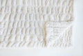 Minky Couture Hugs Blanket - Extra Plush Blanket for Premium Gifting - Stretchy Bubbled Cozy Throw - Silky Smooth - Durable & Machine-Washable - Travel-Friendly - Grande, Cream