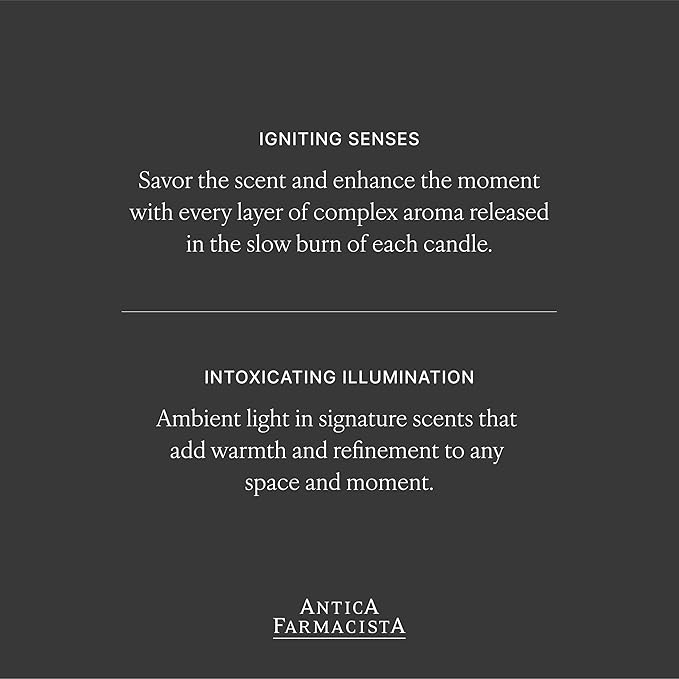 Antica Farmacista Luxury Scent Candle - Decorative Home Candle - Long-Lasting & Premium Scented - Luxury Gift - Warm White, 9 oz