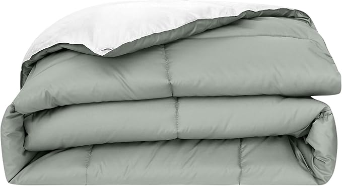 Modern Threads Down Alternative Reversible Comforter White/Gray King