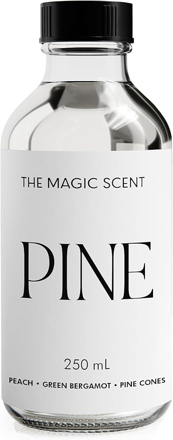 The Magic Scent Pine Aroma Oil - Diffuser Scent - Cold-Air & Ultrasonic Diffuser Oil - Pine Essential Aromatherapy - 8.5 fl oz, 250 mL