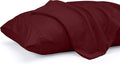 Pillow Covers by Utopia Bedding - Queen Size 2-Pack – Soft Brushed Microfiber – Perfect for Hospitals, Hotels, Guest Rooms – Oeko-TEX Certified, 20x30 Inches (Burgundy)