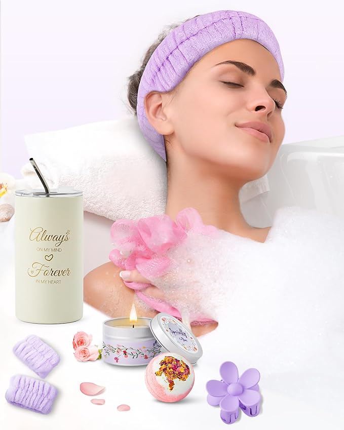 Birthday Gifts for Women, Care Package Get Well Soon Gift, Relaxing Spa Gift Baskets Unique Gifts for Women, Thinking of You Gifts Christmas Gift for Mom, Wife, Sister, Best Friend