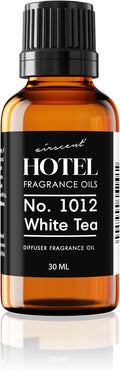 AirScent Hotel Diffuser Oil No. 1012 Inspired by The White Tea Hotel Scent - Premium Fragrance Oil for Ultrasonic and Waterless Diffusers and Crafting - 30 mL, 1 fl oz Glass Dropper Bottle