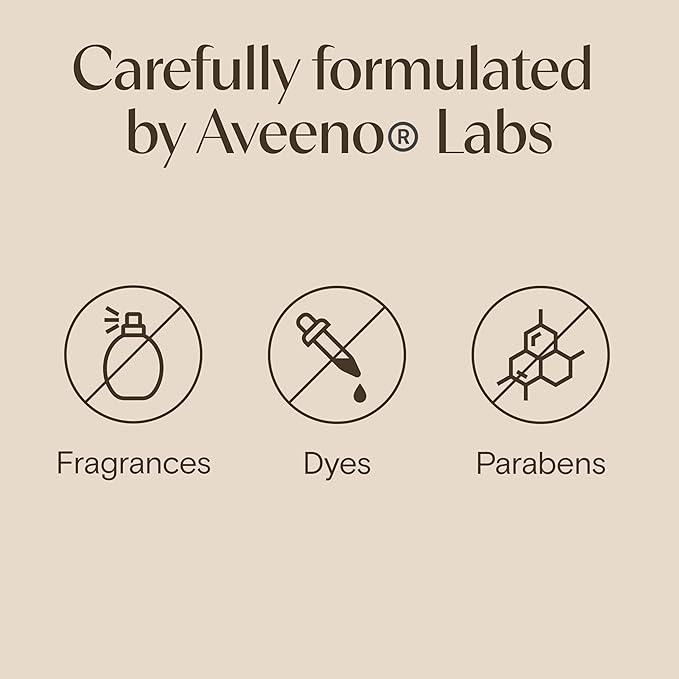 Aveeno Daily Moisturizing Face Lotion with Soothing Prebiotic Oat, Lightweight Non-Greasy Facial Moisturizer for Normal to Dry, Sensitive Skin, 24-Hour Moisture, Fragrance-Free, 5 oz