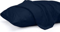 Pillow Covers by Utopia Bedding - Standard Size 2-Pack – Soft Brushed Microfiber – Perfect for Hospitals, Hotels, Guest Rooms – Oeko-TEX Certified, 20x26 Inches (Navy)