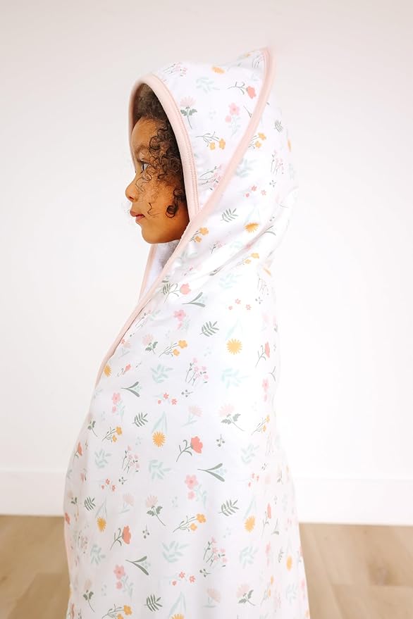 Copper Pearl Hooded Bath Towels Premium Knit/Terry Cloth Baby Towels with Hood, Pockets, and Cool Designs - Great to Gift and Make Bath Time Fun - Baby Bath Towel, Mabel