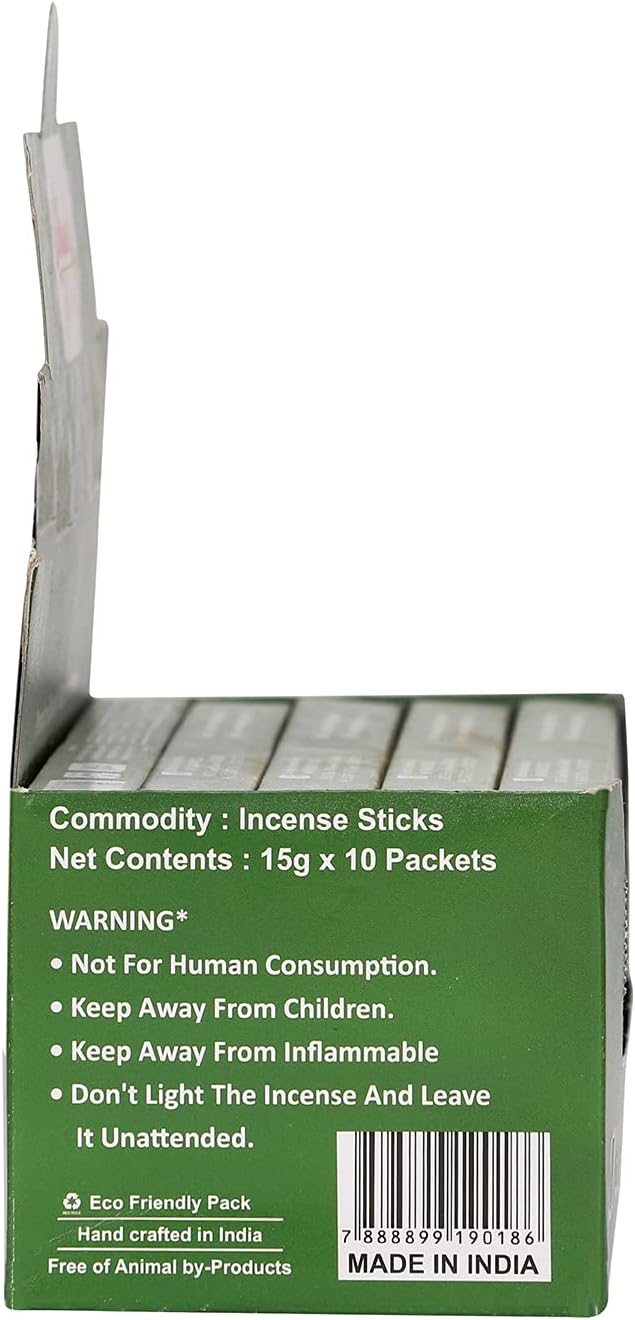 Dwaraka - Incense Sticks - Jasmine, 100 Sticks, All Natural, Chemical Free