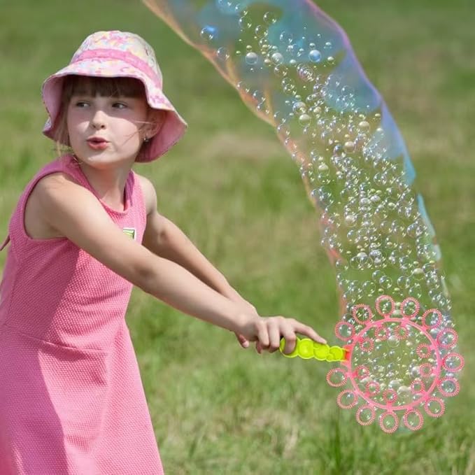 Bubble Wands kit Party Favors for Kids Bulk Toys Party Supplies Christmas Birthday Wedding Bath Time Gifts for Boys Girls (Various)