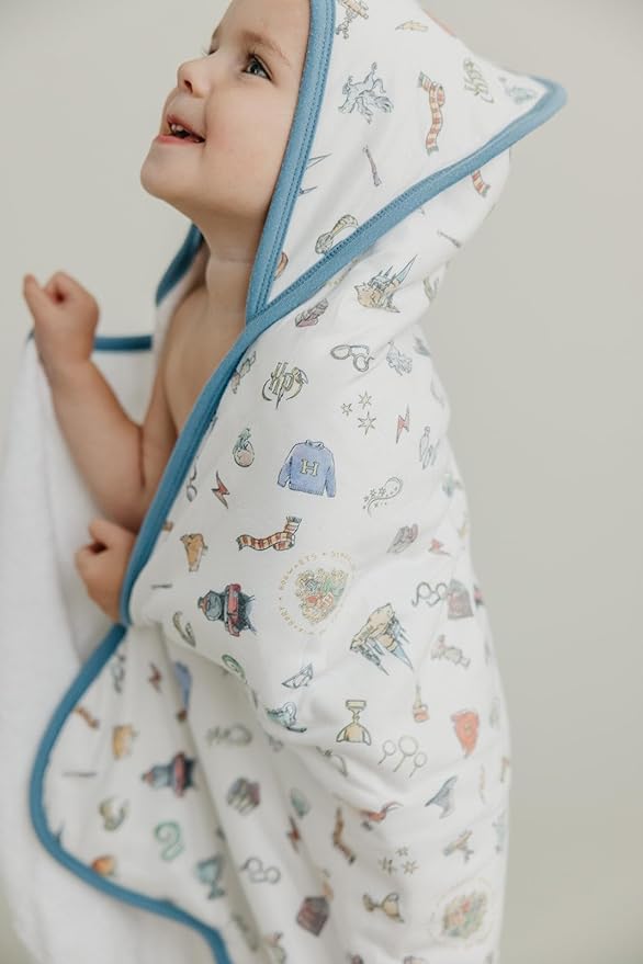 Copper Pearl Hooded Bath Towels Premium Knit/Terry Cloth Baby Towels with Hood, Pockets, and Cool Designs - Great to Gift and Make Bath Time Fun - Baby Bath Towel, Wizarding World™