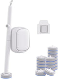 Disposable Toilet Cleaning System - Toilet Wand Kit with 18 High-Performance Refills, Wall Mounted Toilet Brush and Holder for Deep Cleaning Bathroom